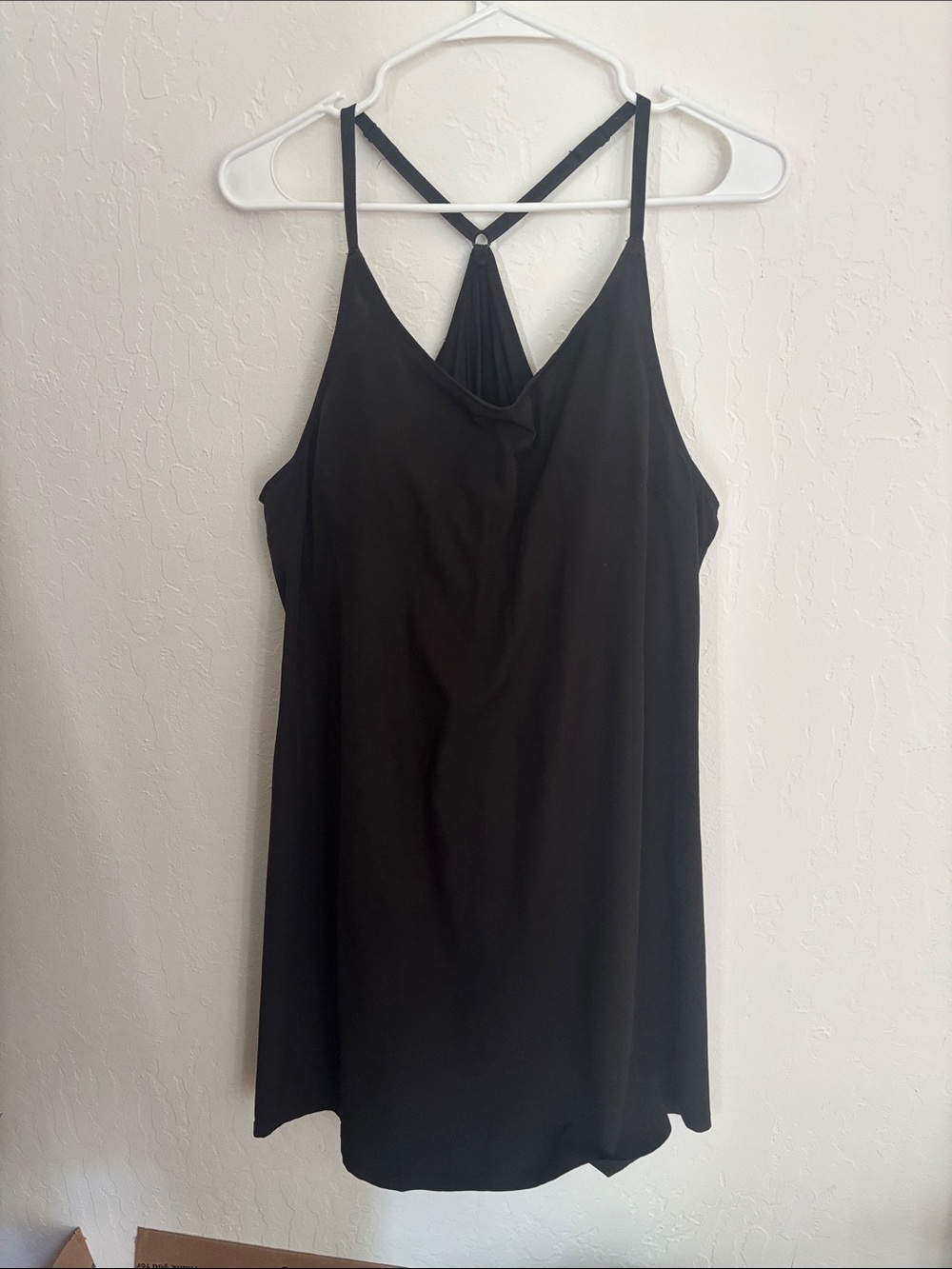 Black Strappy Women's Athletic Dress